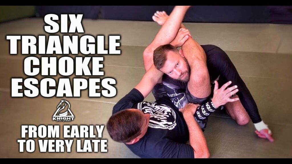 Six Triangle Choke Escapes | From Early to Very Late