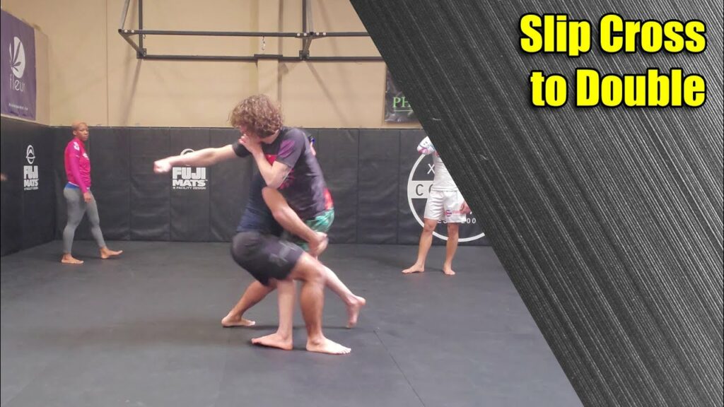 Slipped Cross to Double Leg