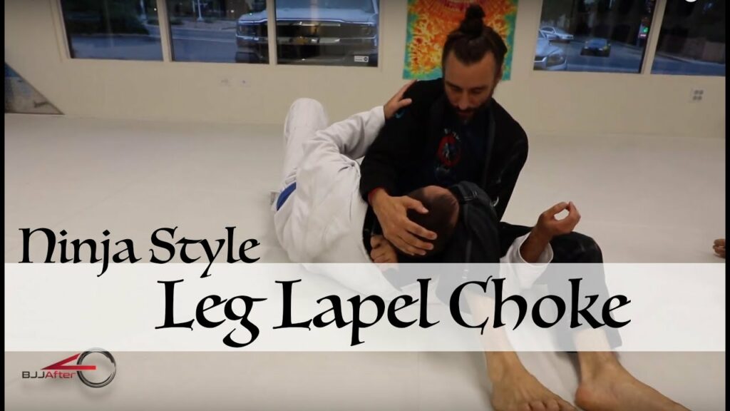 Sneaky Leg-Lapel Choke from mount