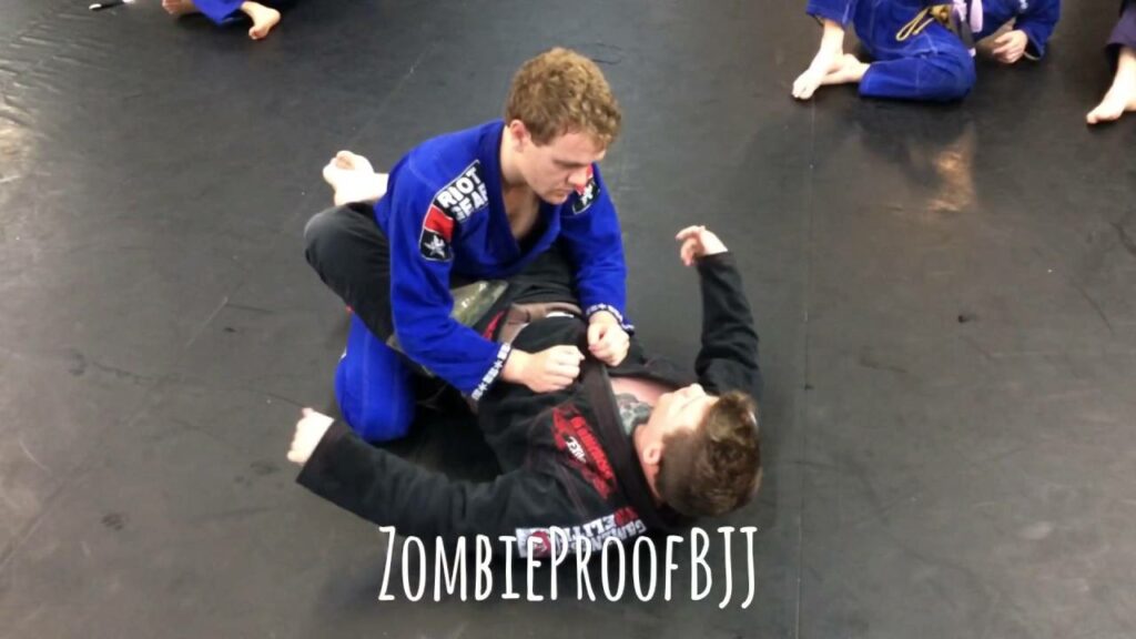 Sneaky Loop Choke Off Fake Scissor Sweep - ZombieProofBJJ (Gi)