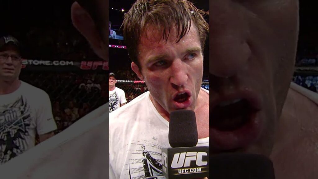 Sonnen with an UNFORGETTABLE call out to setup the rematch with Silva! π