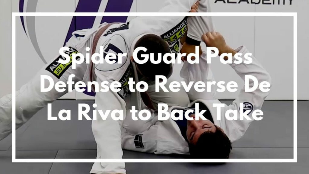 Spider Guard Pass Defense to Reverse De La Riva to Back Take