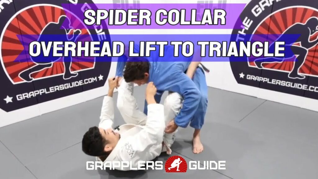 Spider Guard System Course - Spider Collar - Overhead Lift To Triangle - Marcus Johnson