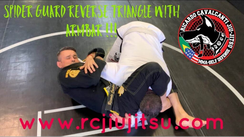 Spider Guard reverse Triangle with Armbar