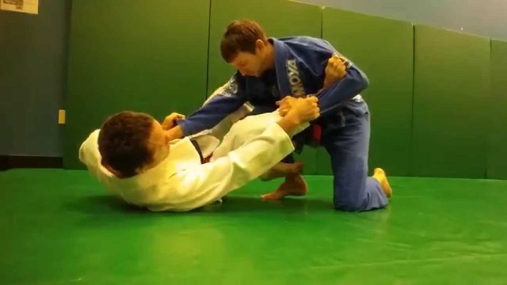 Spider guard triangle set up (shin on shin)