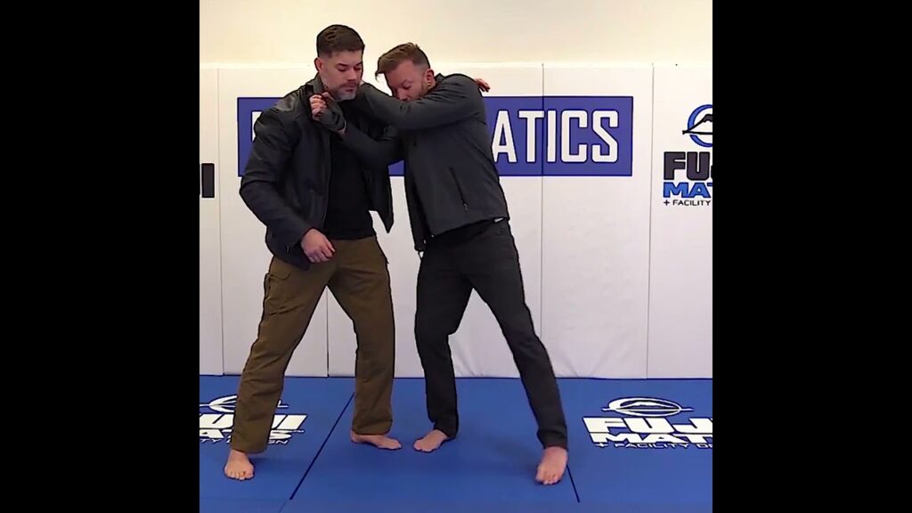 Standing Front Choke in Street Fight by Eli Knight