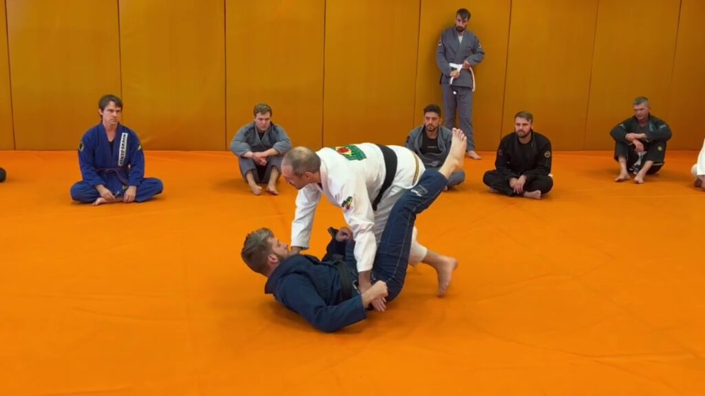 Standing in Closed Guard with Cross Sleeve Control