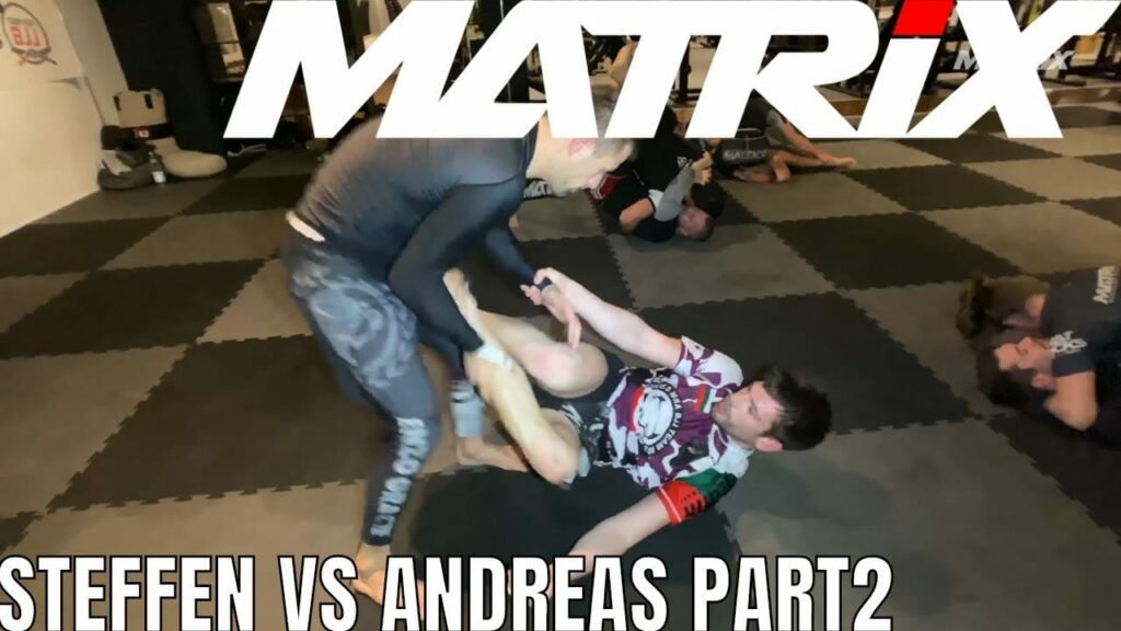 Steffen vs Andreas Narrated Jiu Jitsu Sparring Part 2 - Matrix Jiu Jitsu