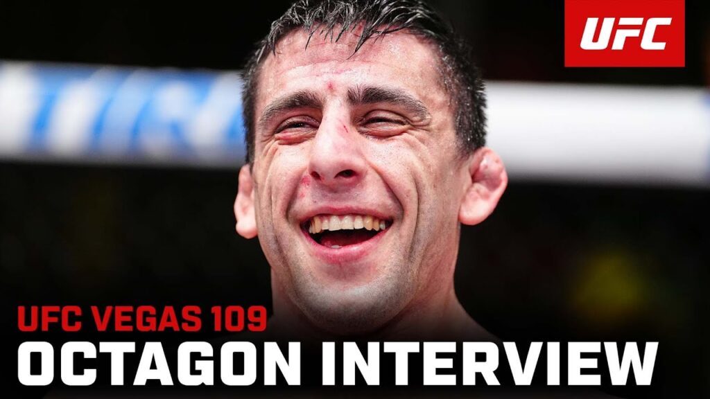 Steve Erceg Octagon Interview | UFC Vegas 109