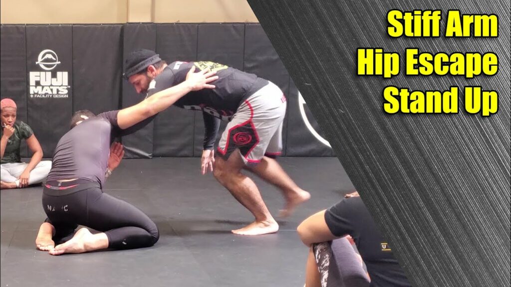 Stiff Arm Hip Escape Stand Up