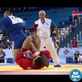 Straight Foot Lock From Knee Bar at Sambo World Championships
 by bjjscout