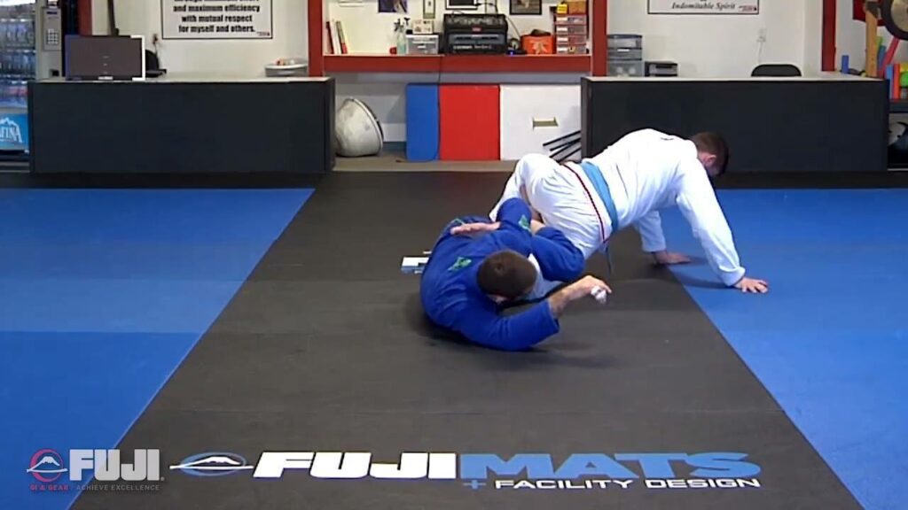 Straight ankle lock from the X guard