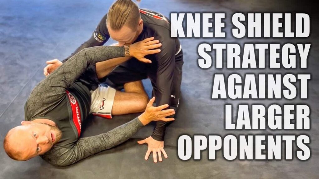 Strategy for Grappling Larger Opponents | Knee Shield Details