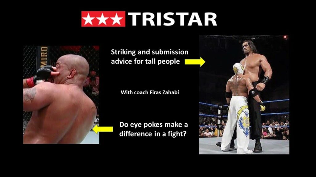 Striking advice for ppl with long reach, best subs for tall ppl, do eye pokes make a difference