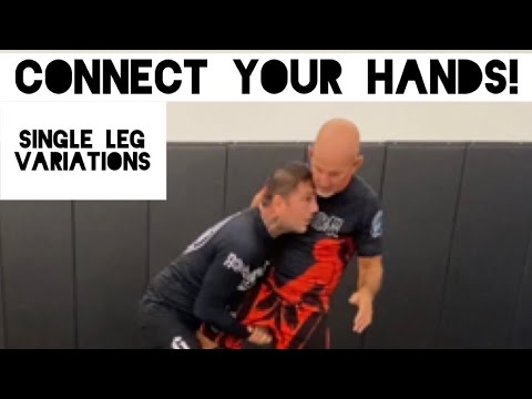 Strong wrist grab break to Single Leg