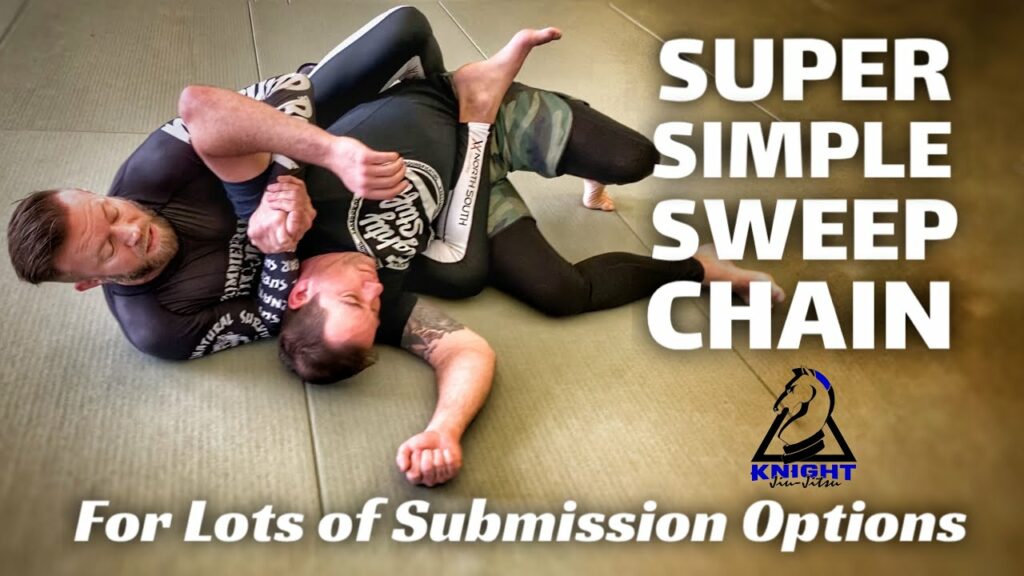 Super Simple Sweep Chain for Several Submission Options | Jiu-Jitsu Submissions