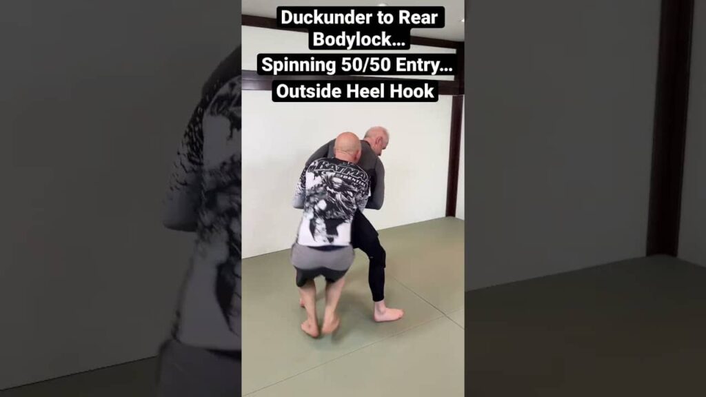 Surprise leglock entry if you’re running out of time in a match or against strong back defense.