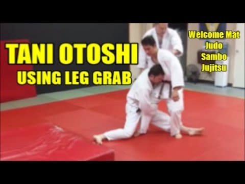TANI OTOSHI USING LEG GRAB