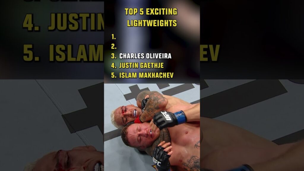 TOP 5 EXCITING UFC FIGHTERS 🔥 #shorts