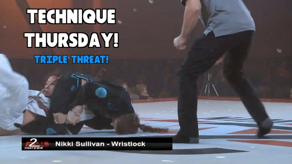 TRIPLE THREAT | Wrist Lock from Kimura/Triangle | Nikki Sullivan | Powered by Fight To Win