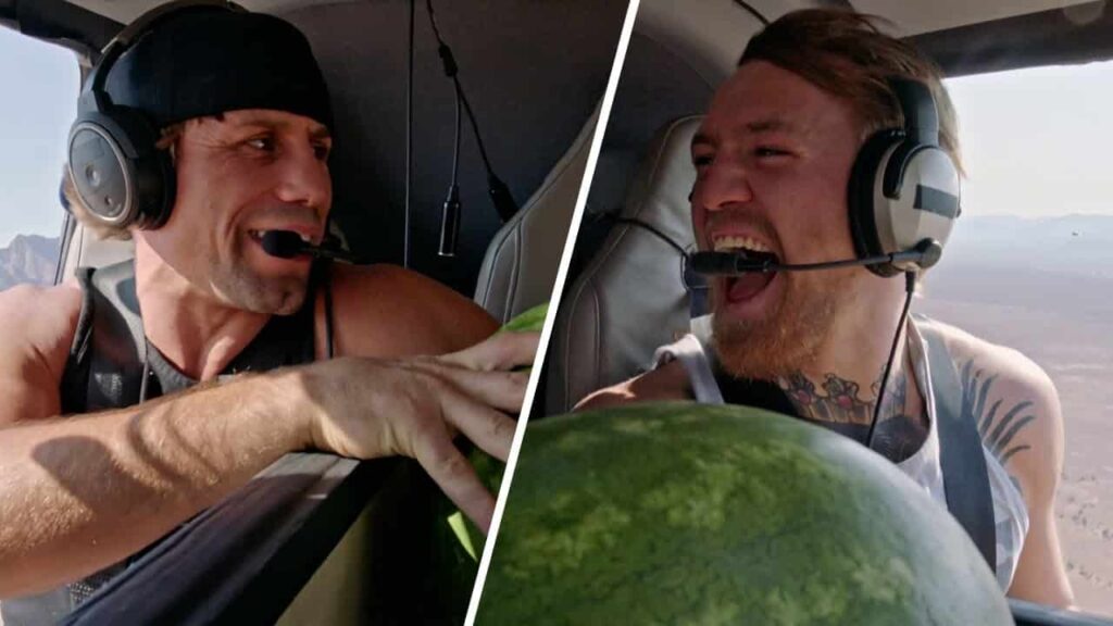 TUF Moments: Conor vs Urijah Coaches Challenge | Watermelon Toss