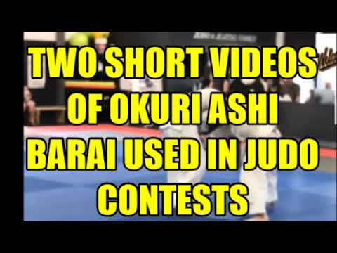TWO SHORT VIDEOS OF OKURI ASHI BARAI  Foot Sweeps Are Impressive