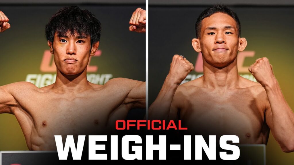 Taira vs Park Weigh-Ins | UFC Vegas 108
