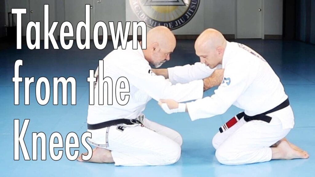 Takedown From the Knees That Has Practical Application to Standing