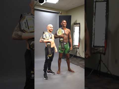 Teammates Israel Adesanya & Alexander Volkanovski Celebrate After Successful Title Defenses!