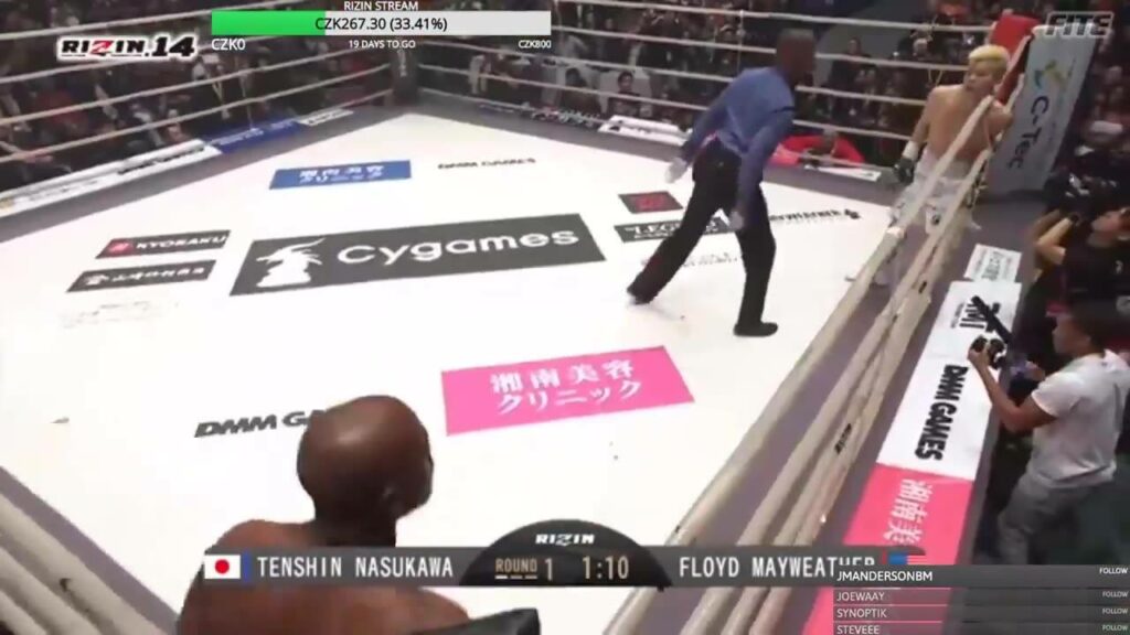 Tenshin Nasukawa vs Floyd Mayweather