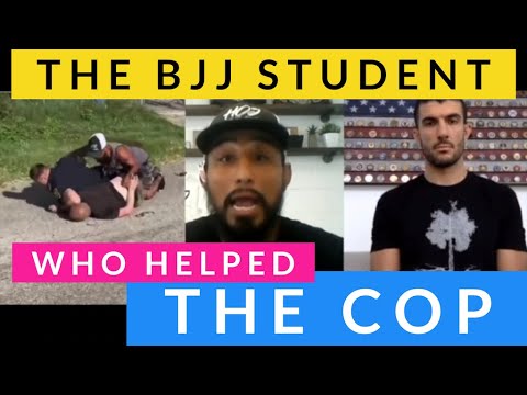 The BJJ STUDENT Who Helped THE COP