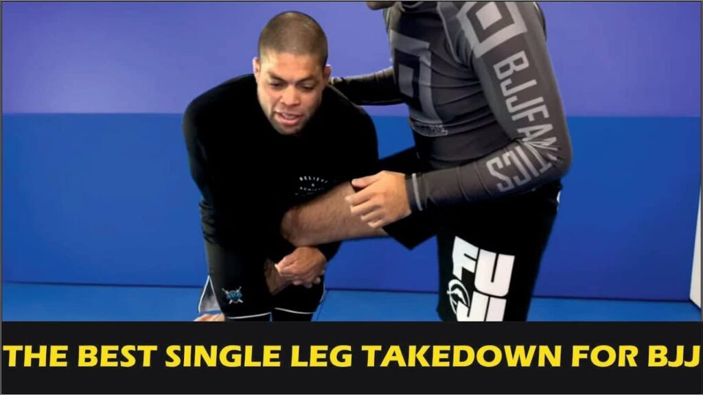 The Best Single Leg Takedown For Brazilian Jiu Jitsu by Andre Galvao