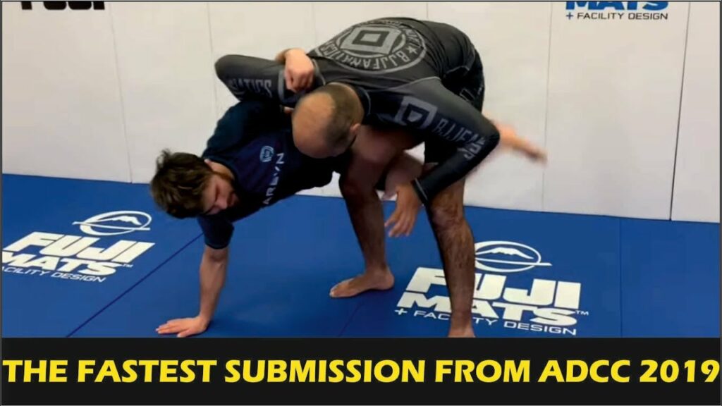 The Fastest Submission From ADCC 2019 (Inverted Heel Hook) by Garry Tonon
