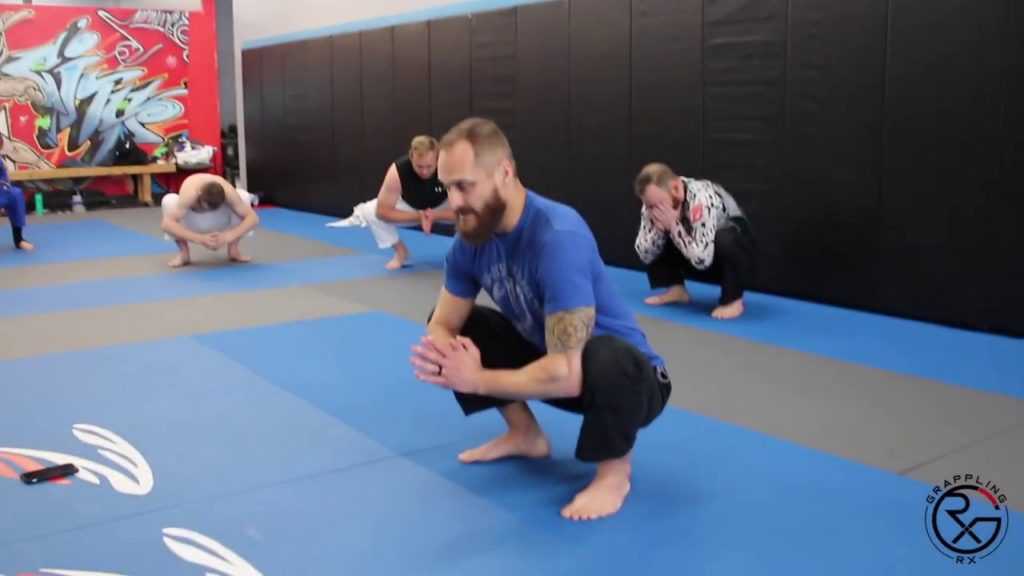 The Grappling Warm-Up: Groin Stretch Squat and Hamstring Stretch Sequence