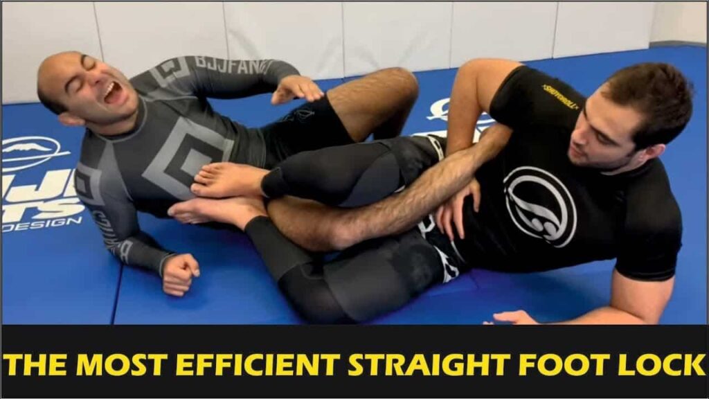 The Most Efficient Straight Foot Lock by Luiz Panza