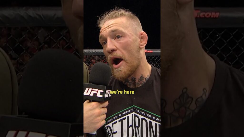 The classic McGregor line! π₯ #ufc303