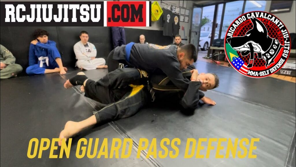 The open guard pass old school defense