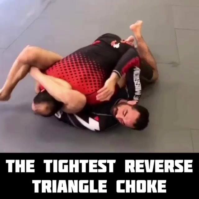 The tightest reverse triangle choke by Braulio Estima