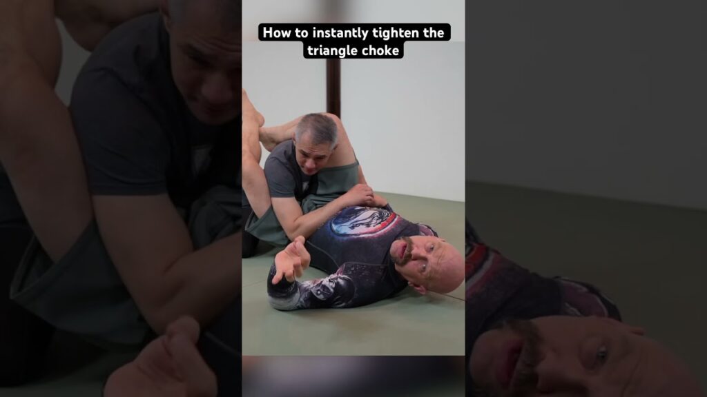 The triangle choke can be tricky, so use this tweak and tap more people out. #bjj #combatsport