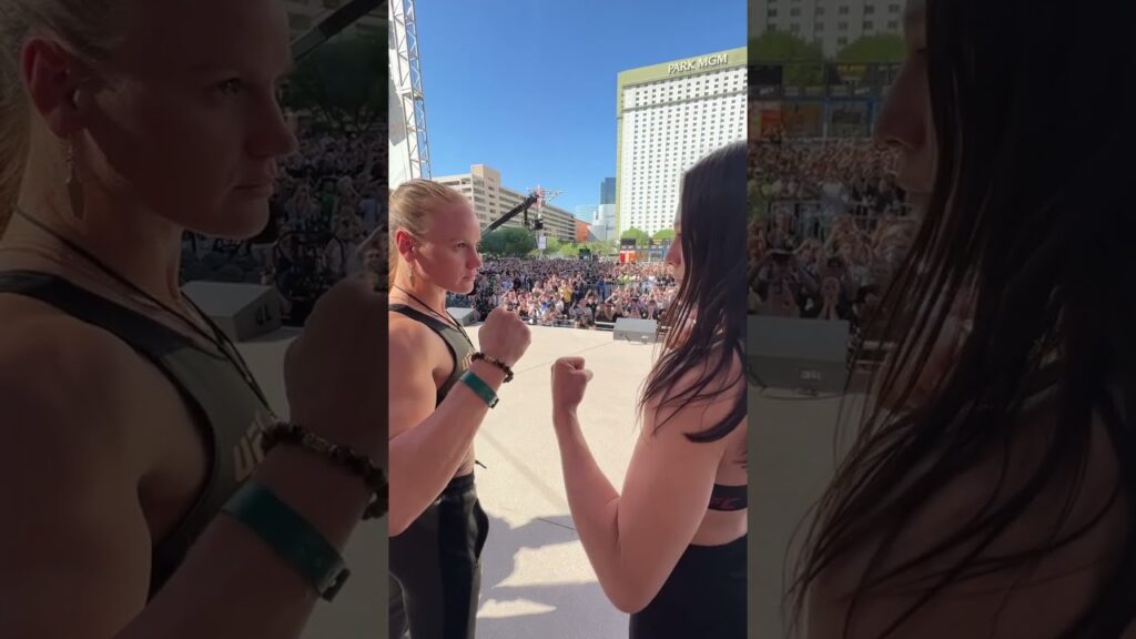 These ladies are LOCKED IN for their Noche UFC rematch!