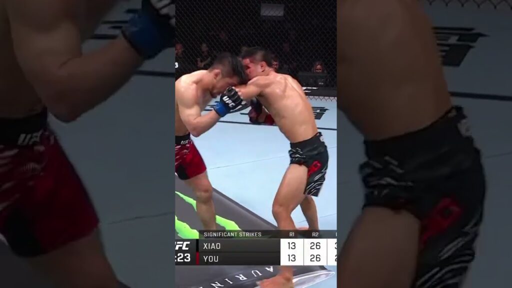 They threw down in the ☎️ booth #UFCShanghai