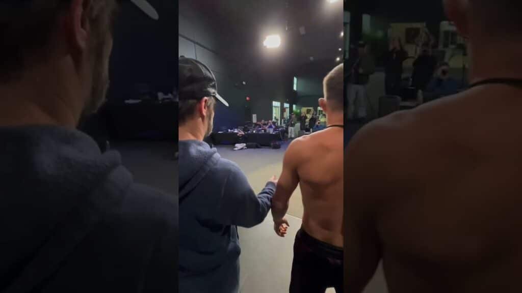 Things got HEATED at the UFC Las Vegas faceoffs! 👀