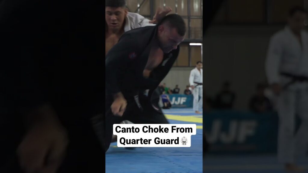This choke is a beauty😍 Luiz Paulo hits a clean canto choke at the Rio Open🇧🇷#shorts #jiujitsu