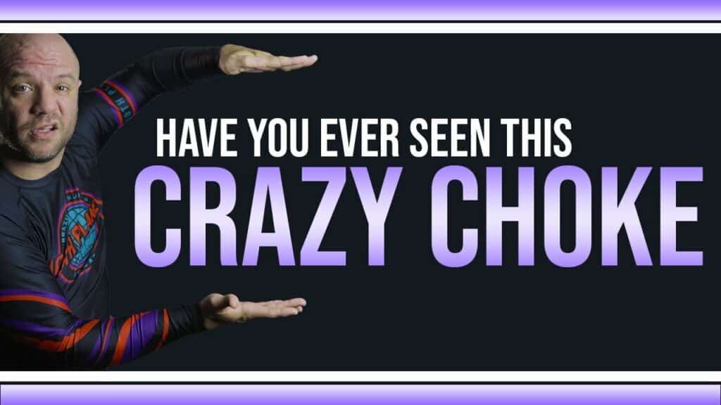 This is a CRAZY looking choke you've probably never seen before.. (Jiu Jitsu)