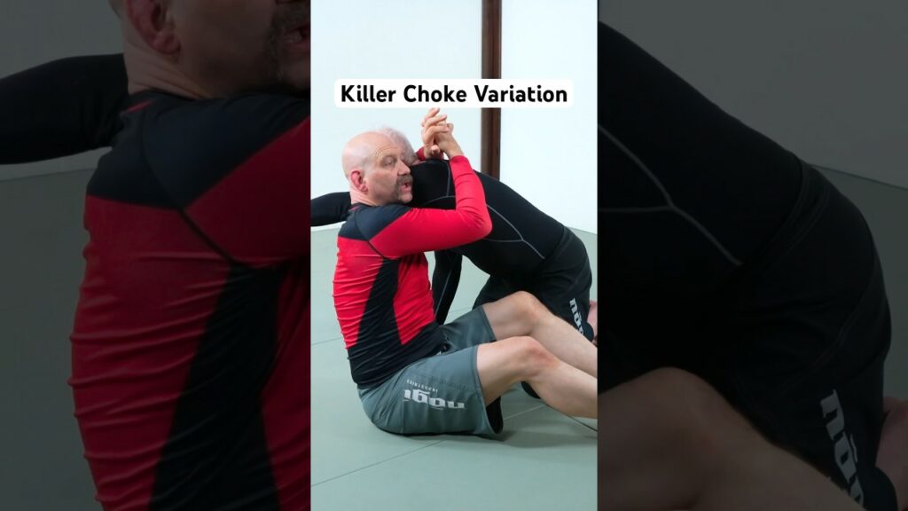 This is the easiest variation of the head and arm guillotine choke to finish #bjj ￼#nogi