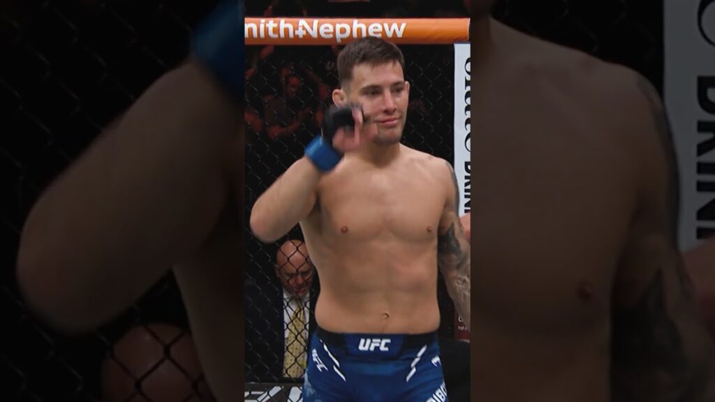 This kick from Esteban Ribovics was NASTY!! 😤 #ufcvegas108