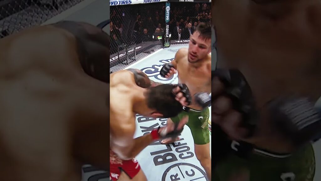 This sequence was insane 😳 #ufcvegas103