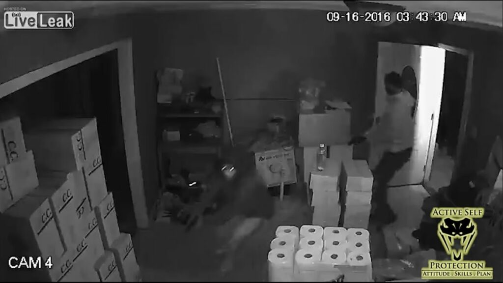 Three Armed Burglars No Match For Armed Homeowner