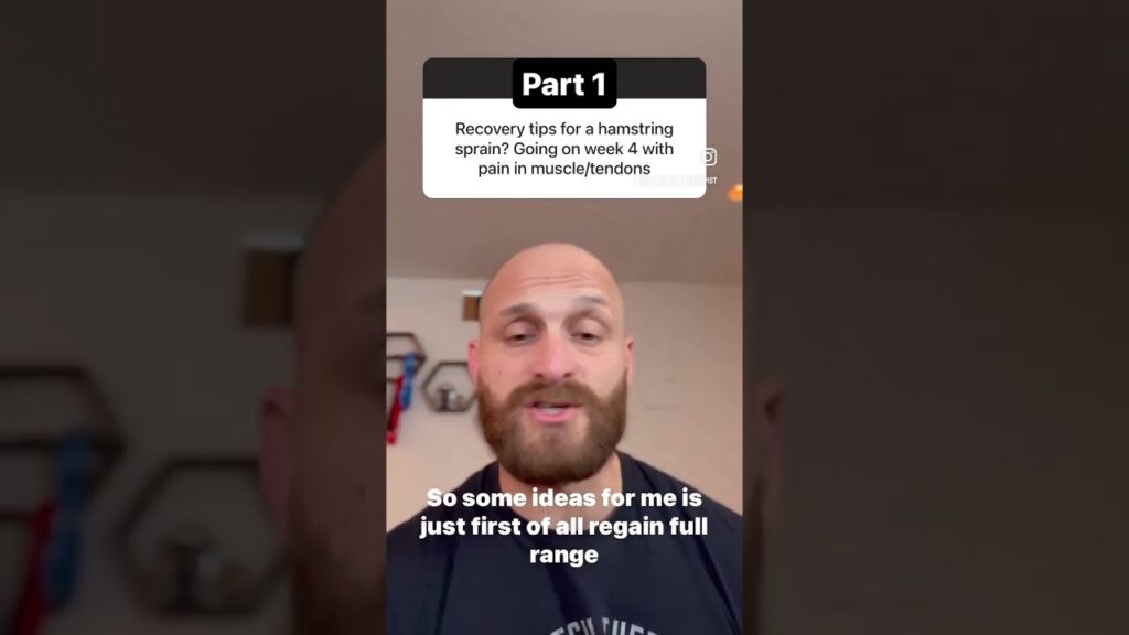 Tips On Recovering From A Hamstring Injury Part 1 - Assessment and Mobility #shorts