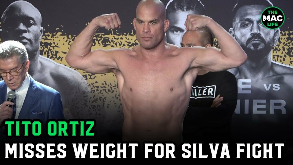 Tito Ortiz misses weight at official weigh-ins for Anderson Silva boxing match